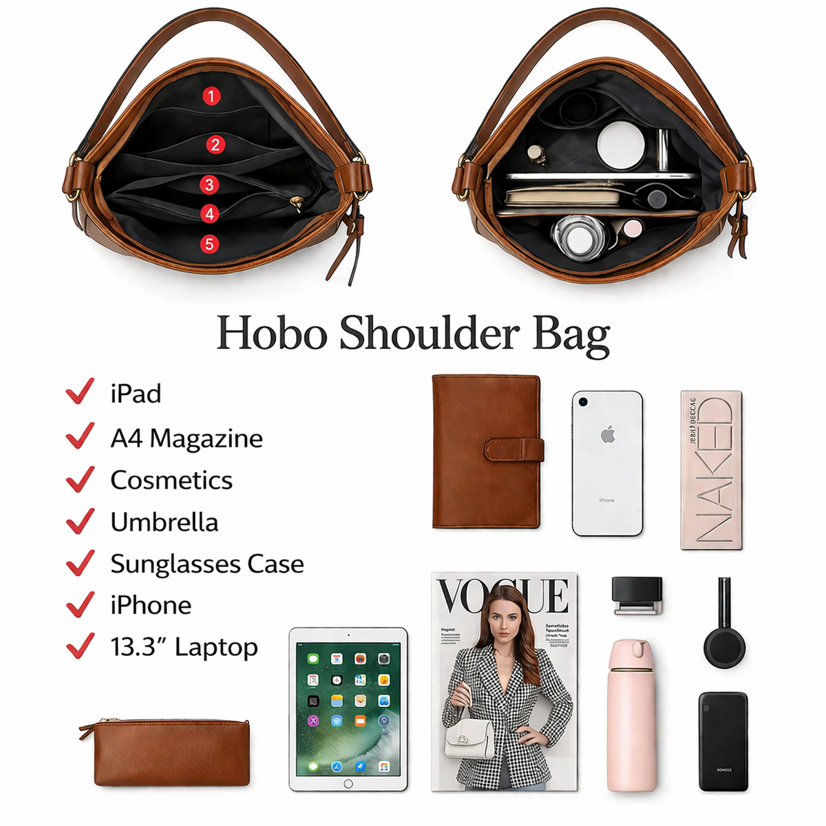 Luxury Anti-Theft Leather Crossbody Bag with Coin Purse – image 12