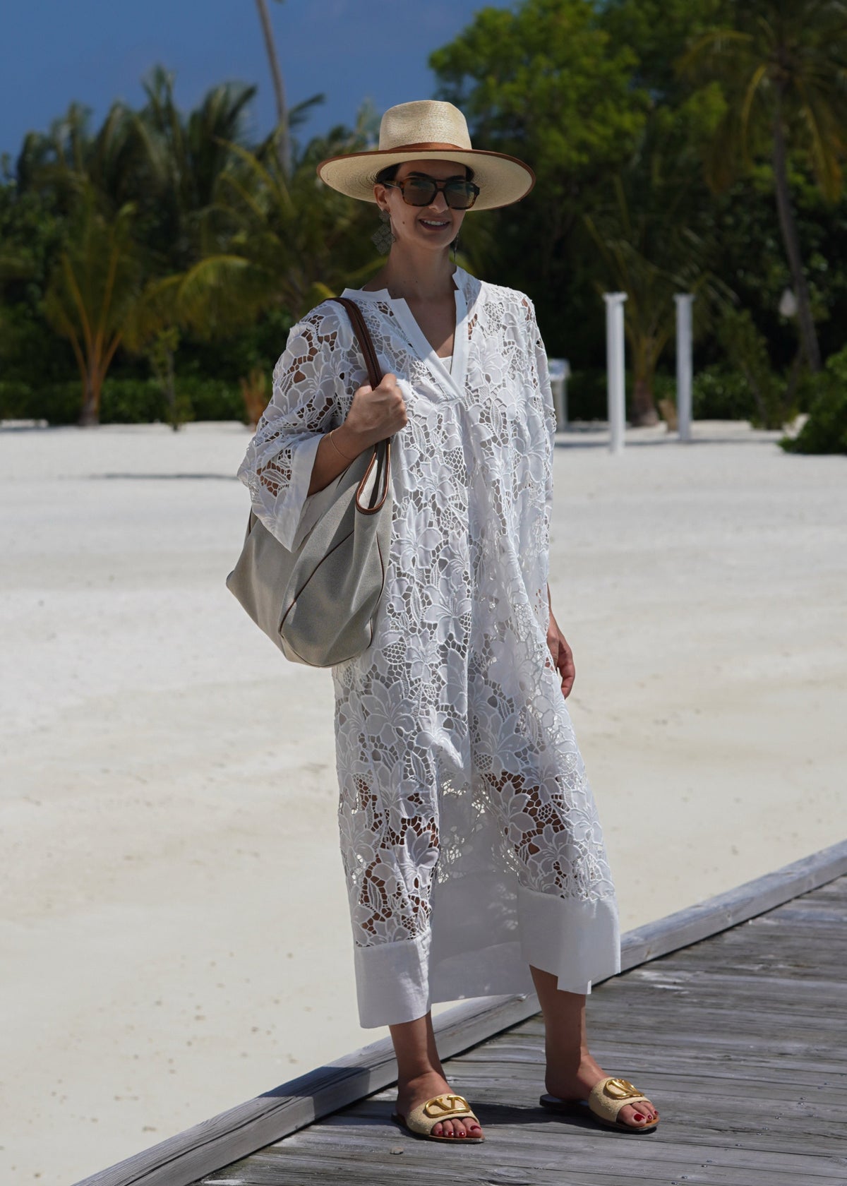 Luana Dress in White Lace – image 2