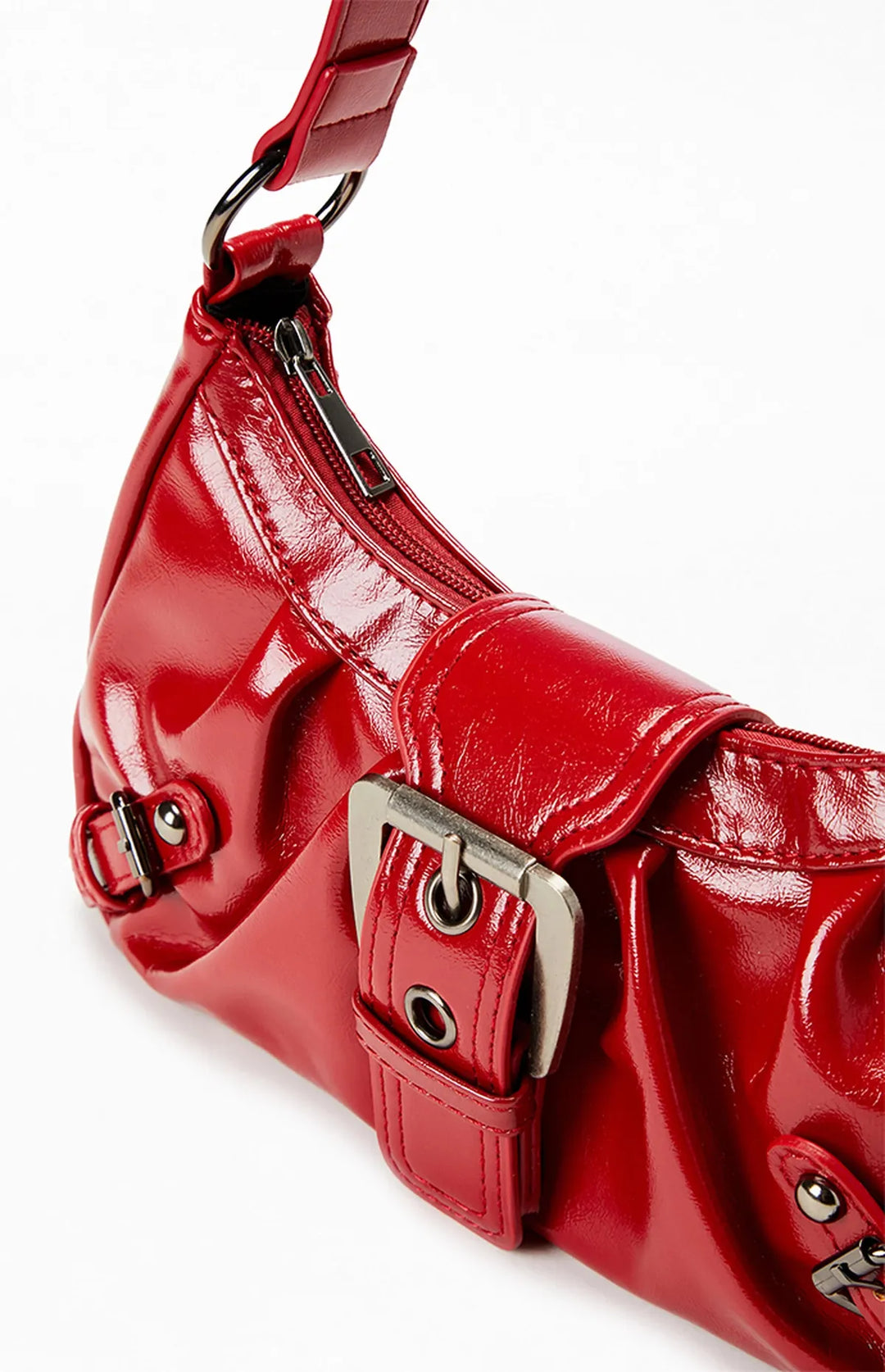 Leder Umhängetasche mit Frontschnalle | Kompakte Tasche für Alltag und Freizeit