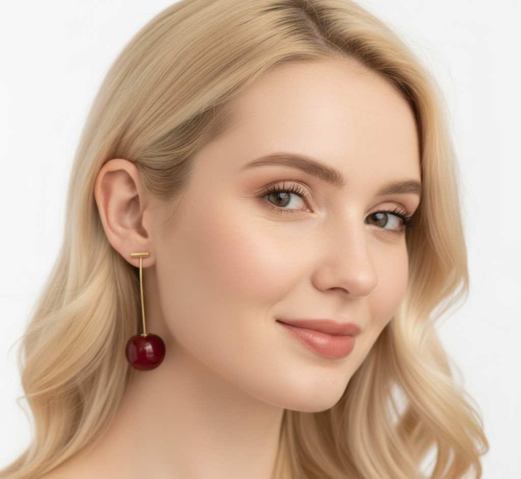 Cherry Luxe Earring – Pair – image 2