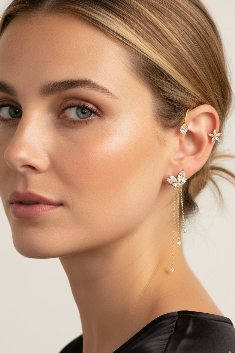 Aurora Starfall Ear Cuff – image 3