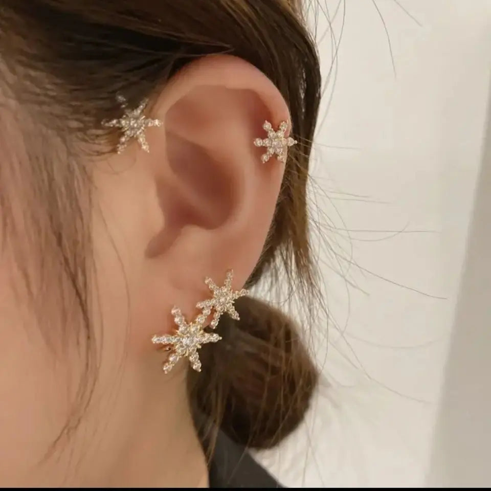 Nova Bloom Ear Cuff - Pair – image 2