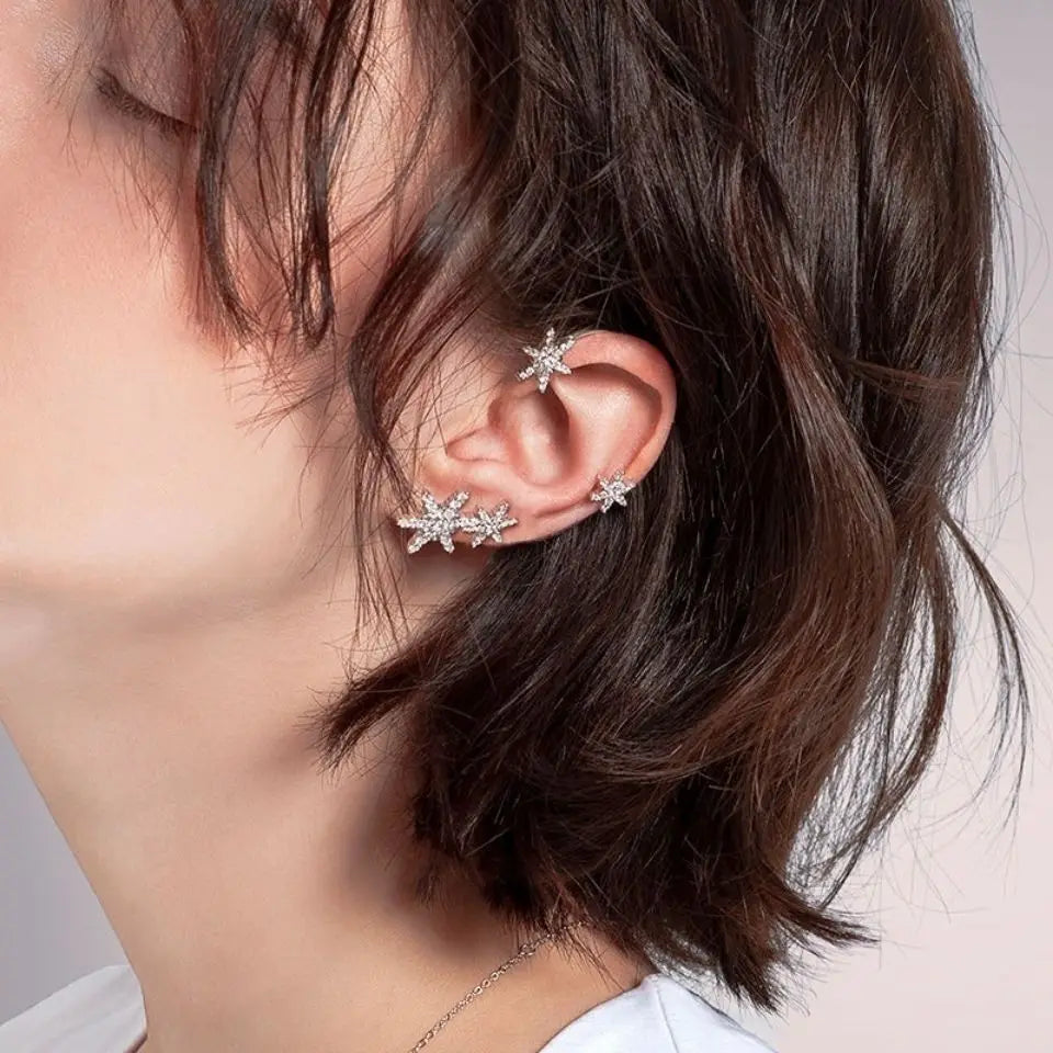 Nova Bloom Ear Cuff - Pair – image 3
