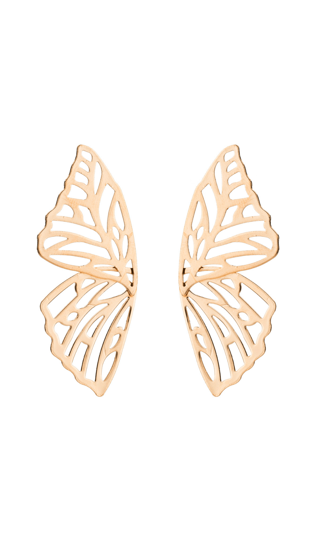 Molly Butterfly Alloy Earrings – image 1