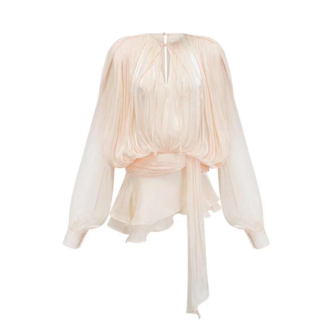 Eugénie Fully Pleated Ruffled Mini Dress – image 5
