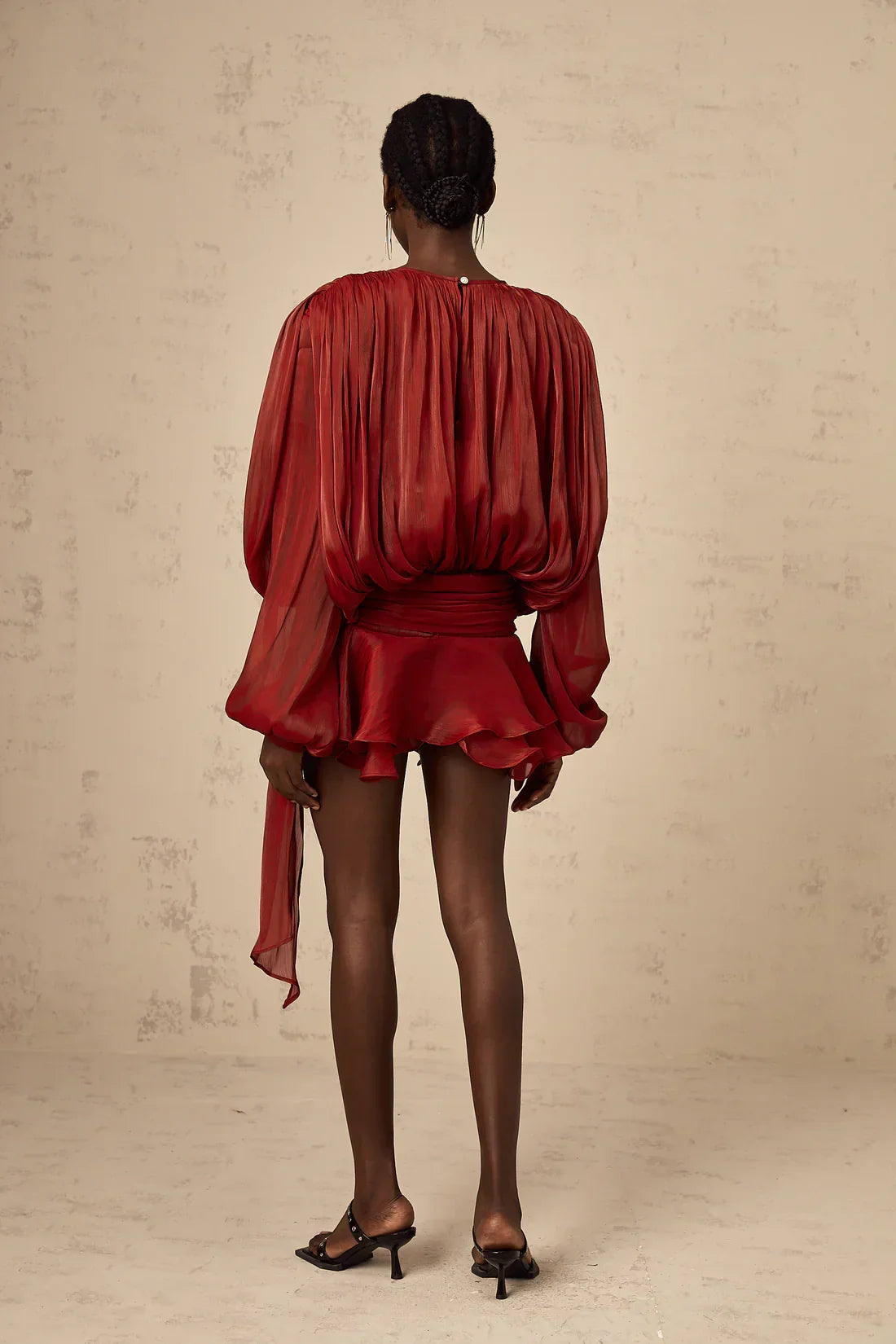 Eugénie Fully Pleated Ruffled Mini Dress – image 14