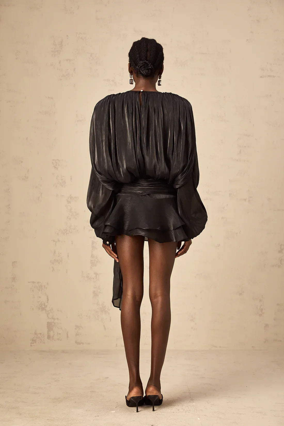 Eugénie Fully Pleated Ruffled Mini Dress – image 19