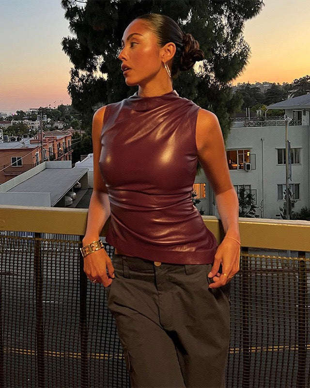 Luxe Leather Top – image 4