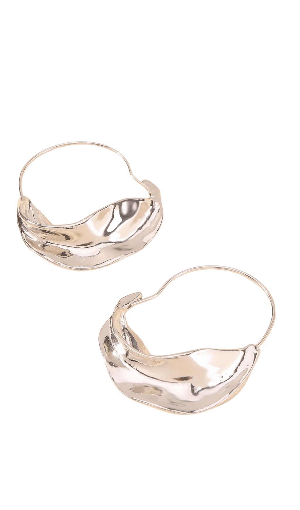 Alina Irregular Leaf Earrings – image 6