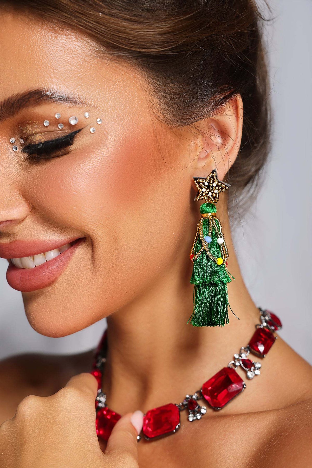 Scarlitt Star Tassel Earrings – image 2