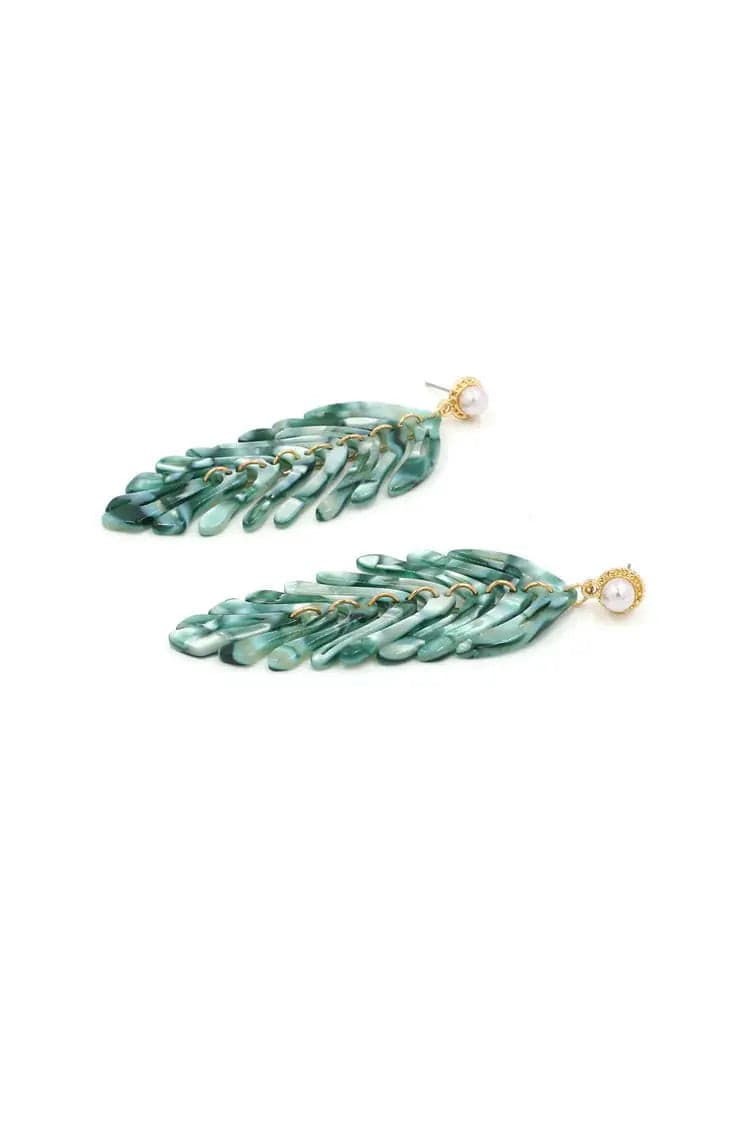 Amadeus Leaf Earrings – image 2