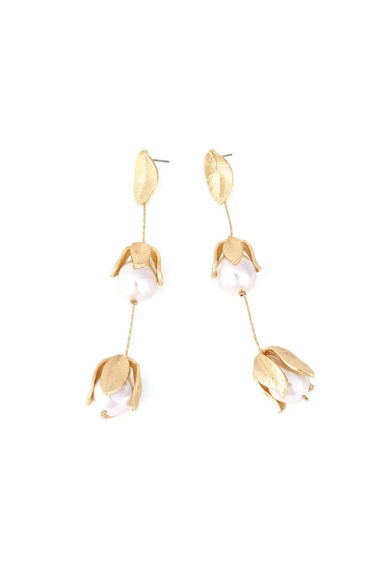 Xipil Pearl Drop Earrings – image 1