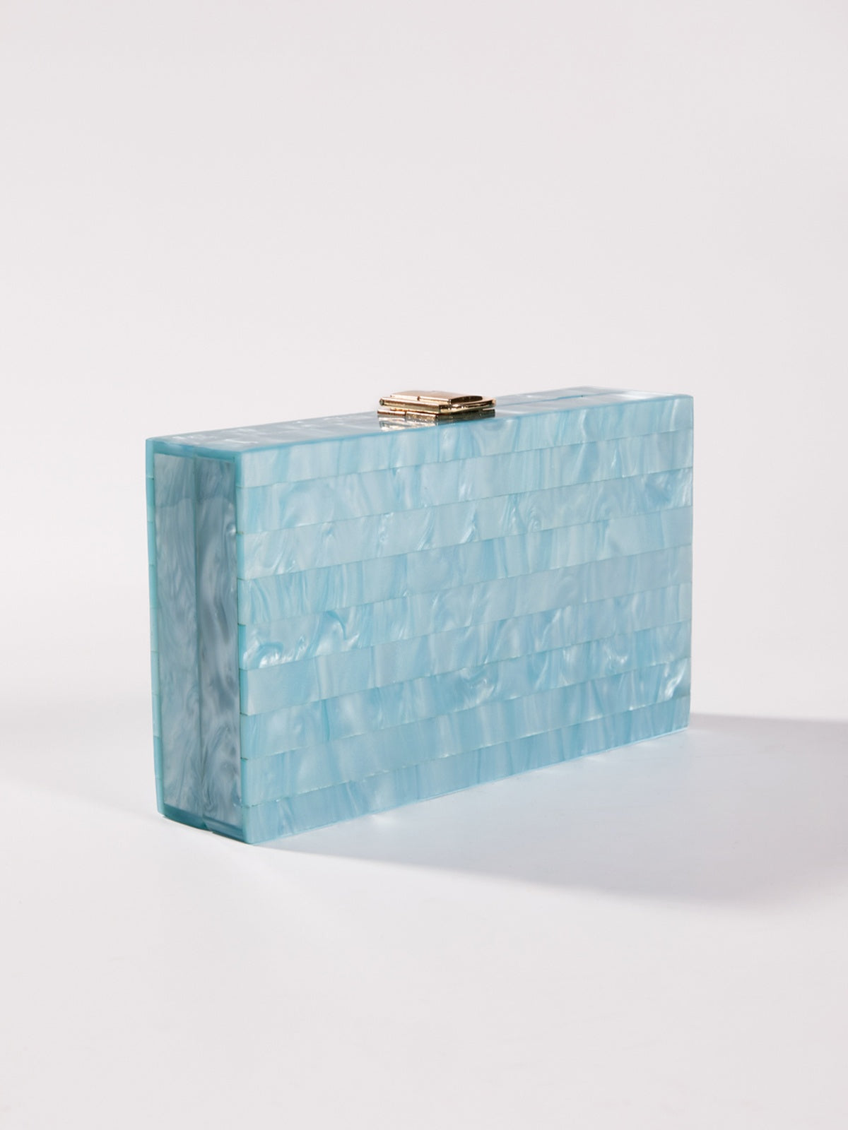 Majken Acrylic Convertible Clutch In Sky – image 4