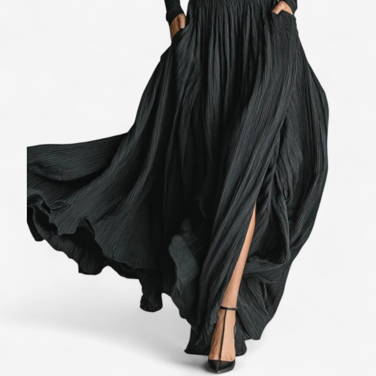 Alessia – High-waist maxi dress – image 3
