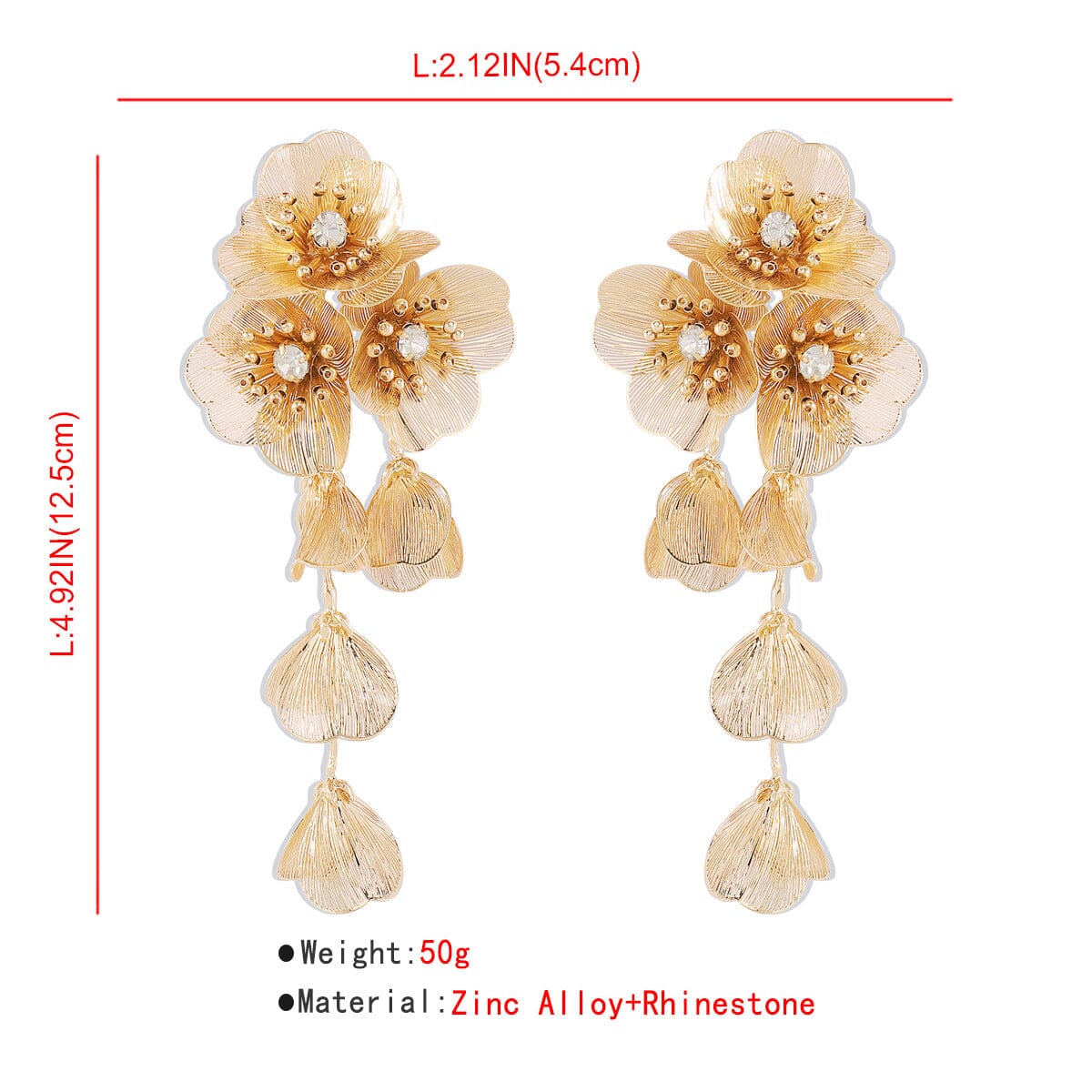 Jayla Flower Earrings – image 4