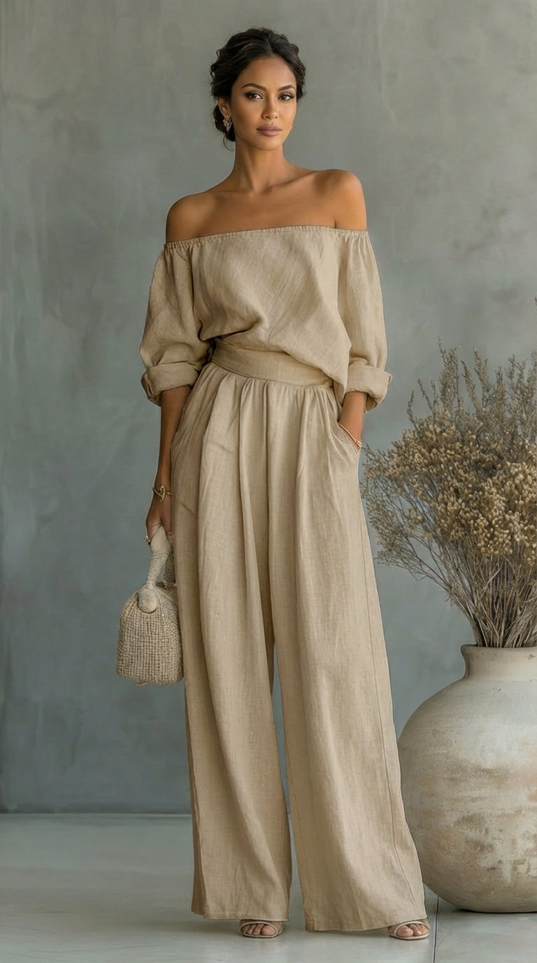 Liliána – Exclusive linen-effect set for a stylish summer – image 3