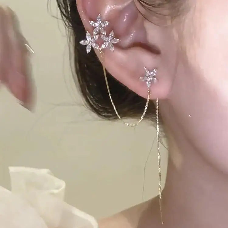 Serene Flora Ear Cuff - Pair – image 4