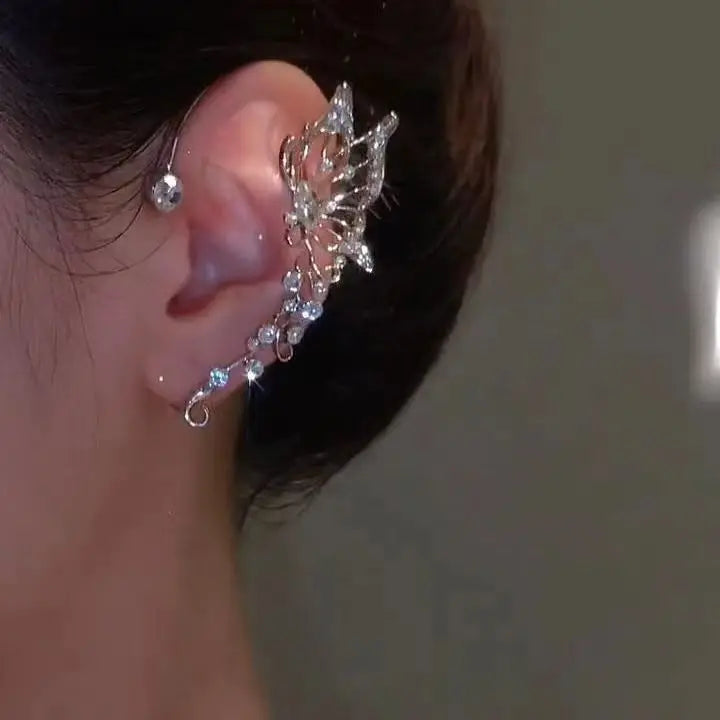 Etherea Butterfly Ear Cuff - Pair – image 4