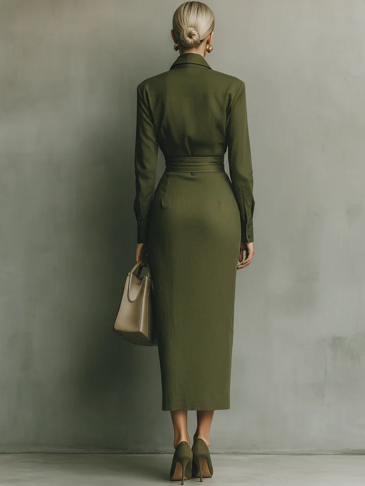 Caterina – Elegant Fitted Maxi Dress – image 4