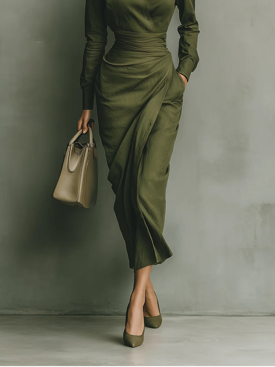 Caterina – Elegant Fitted Maxi Dress – image 3