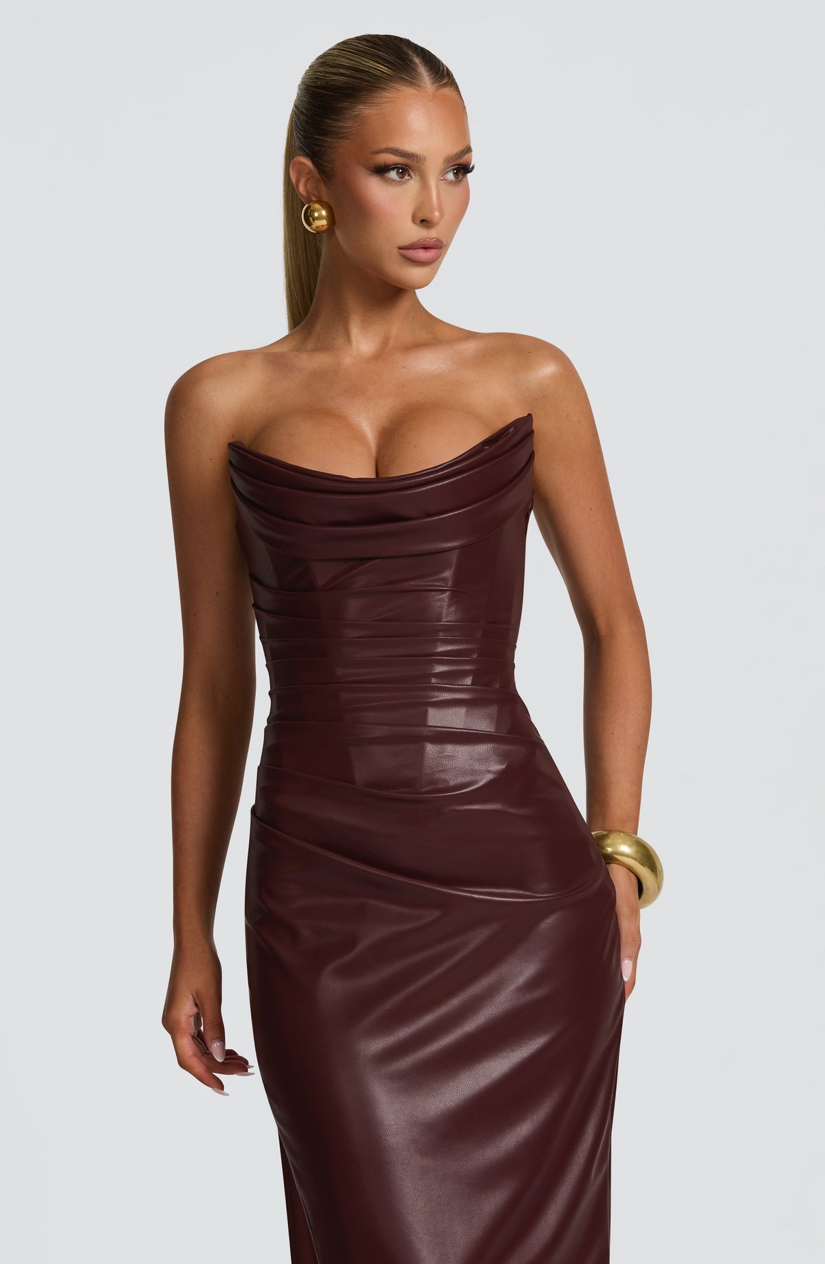 Alba Maxi Dress - Burgundy – image 7