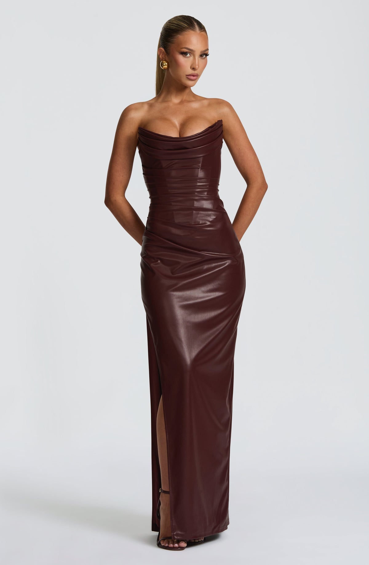 Alba Maxi Dress - Burgundy – image 8