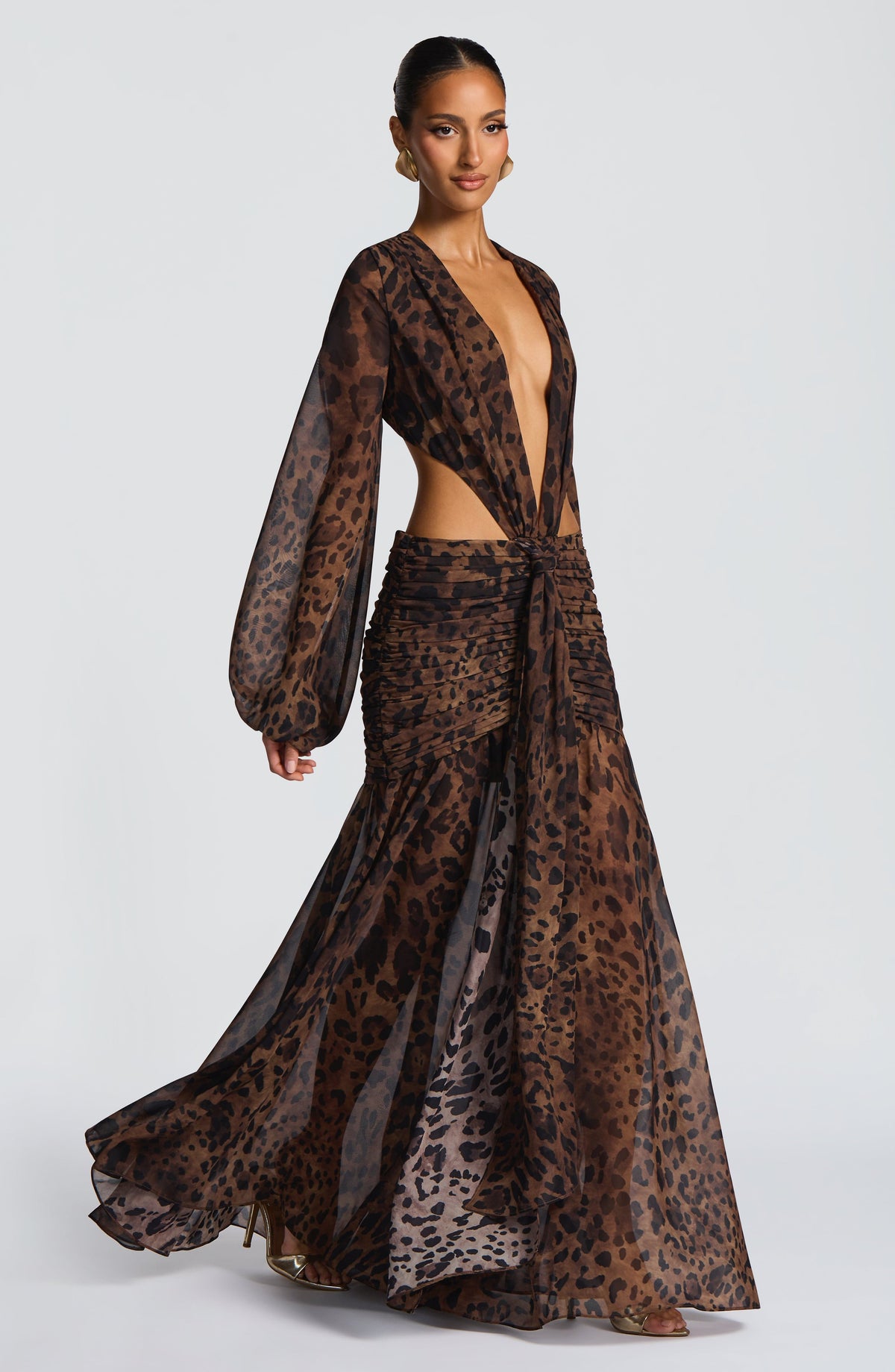 Andrina Maxi Dress - Leopard Print – image 5