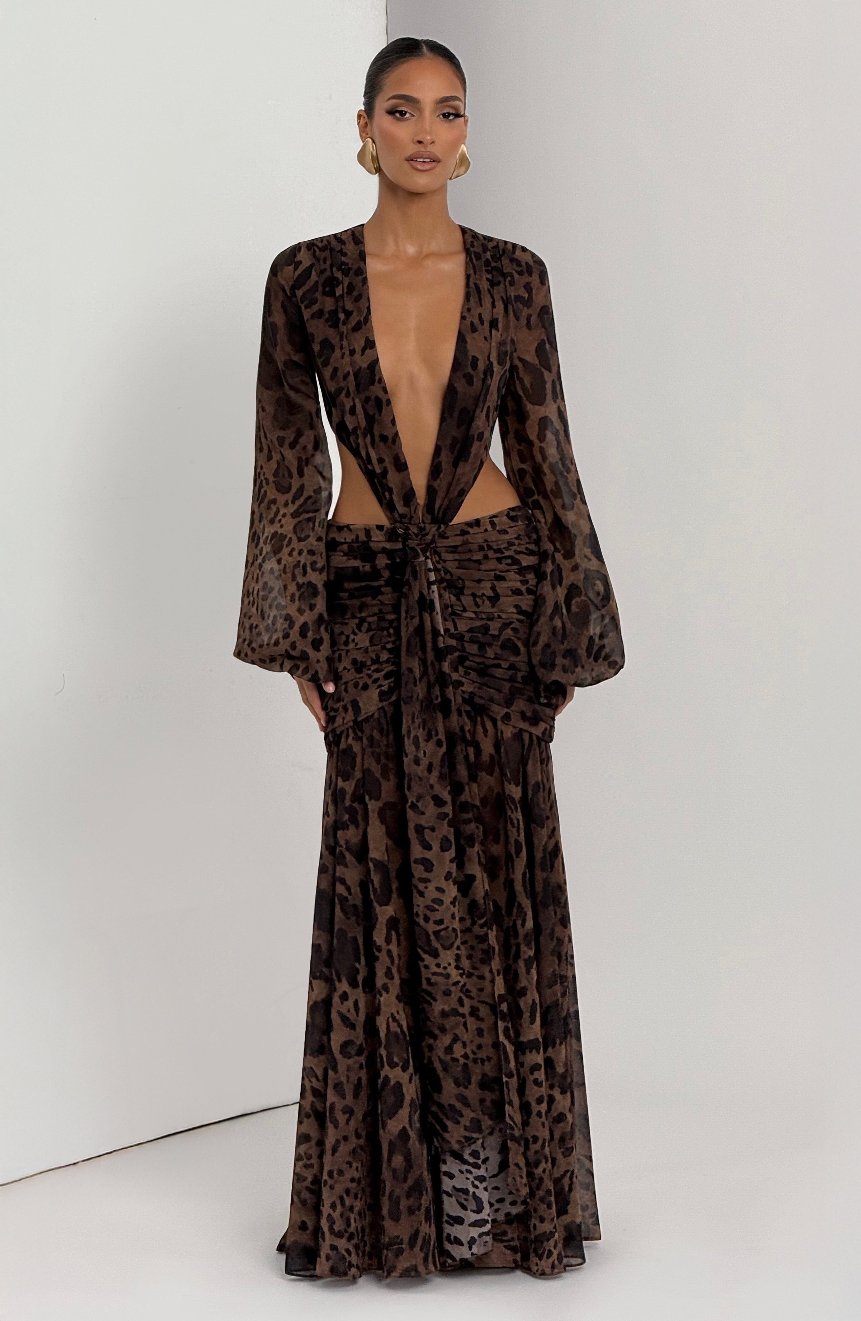 Andrina Maxi Dress - Leopard Print – image 10