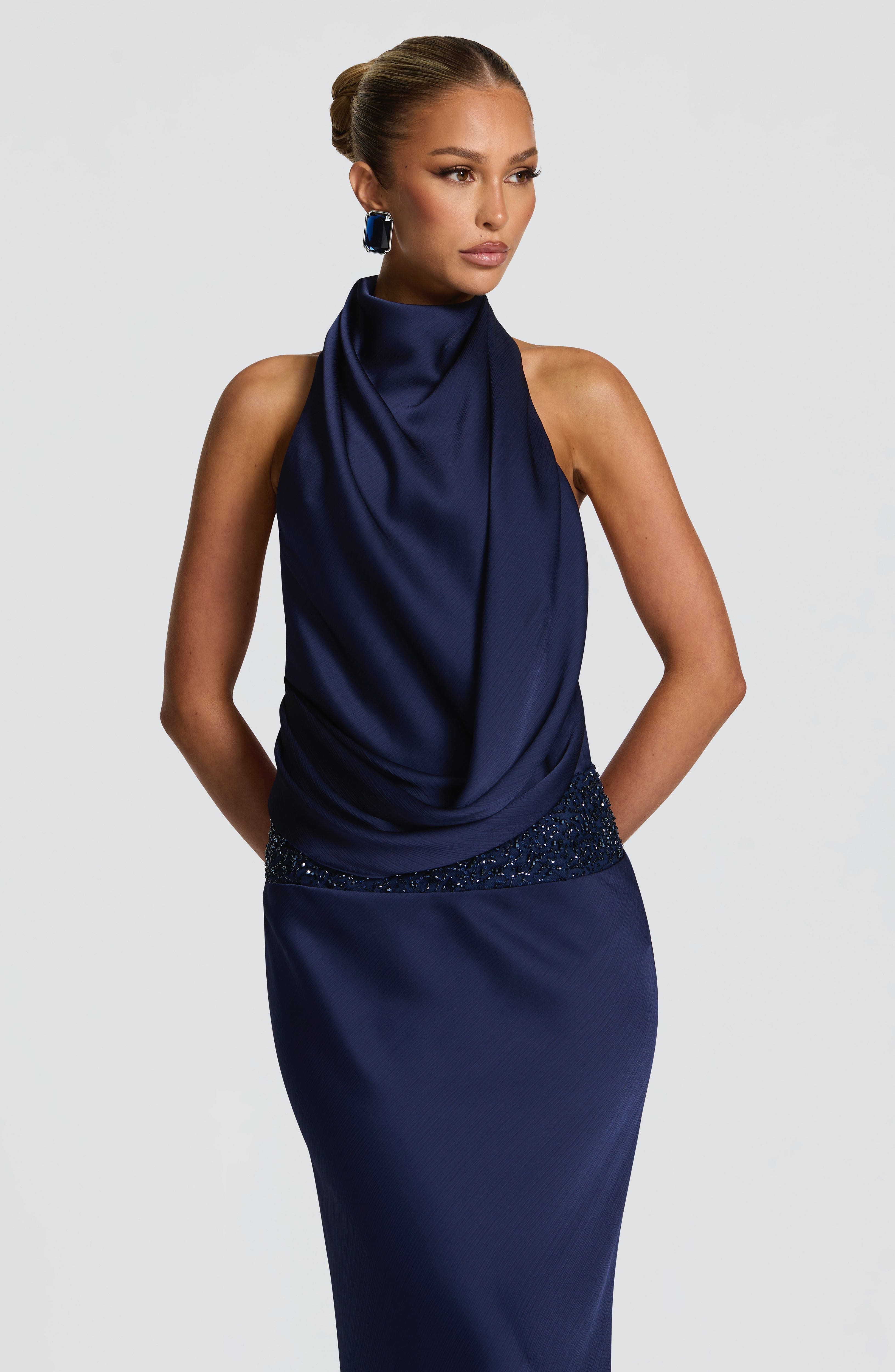 Armelle Maxi Dress - Navy – image 4