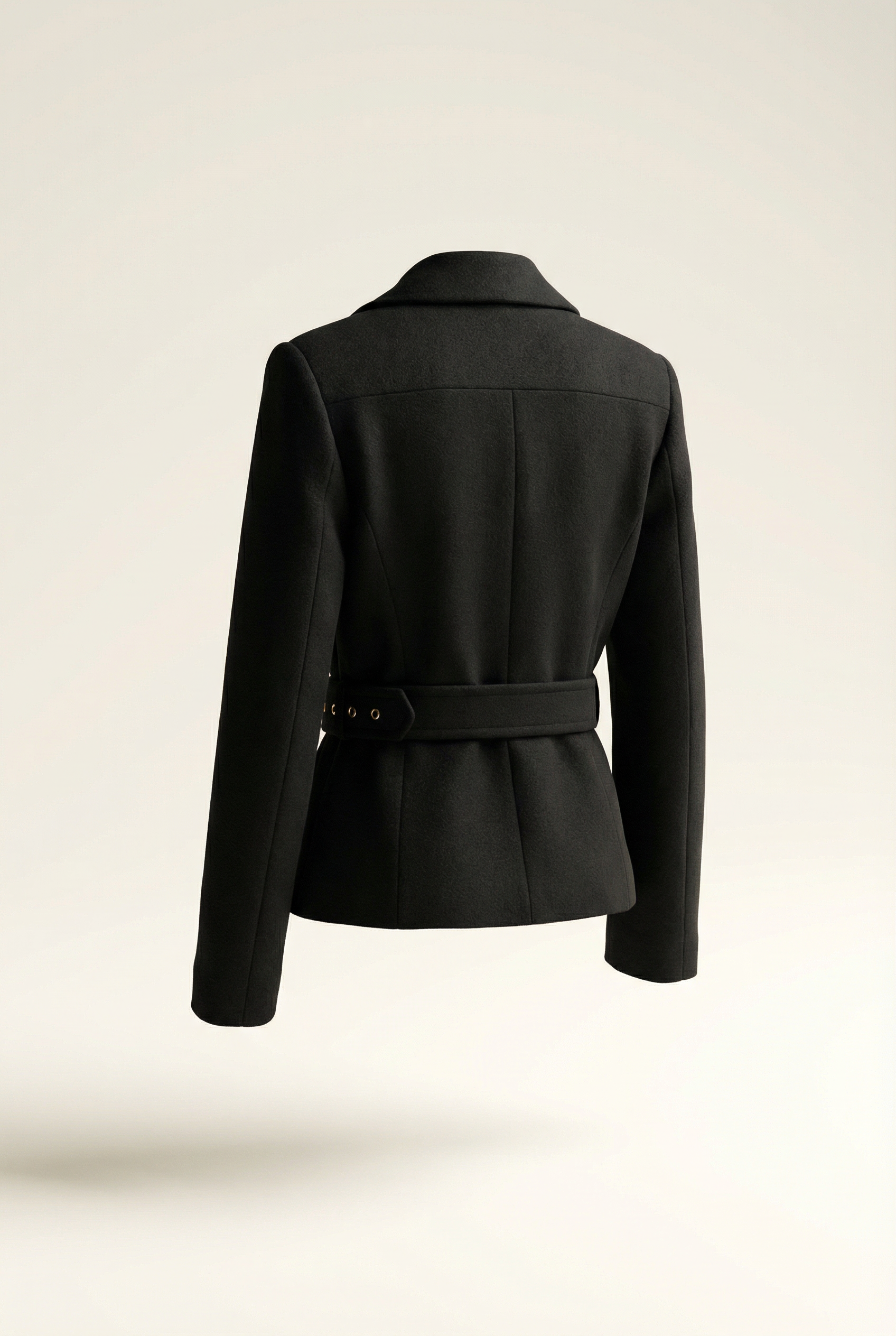 Claudia Short Belted Blazer – Black – image 9