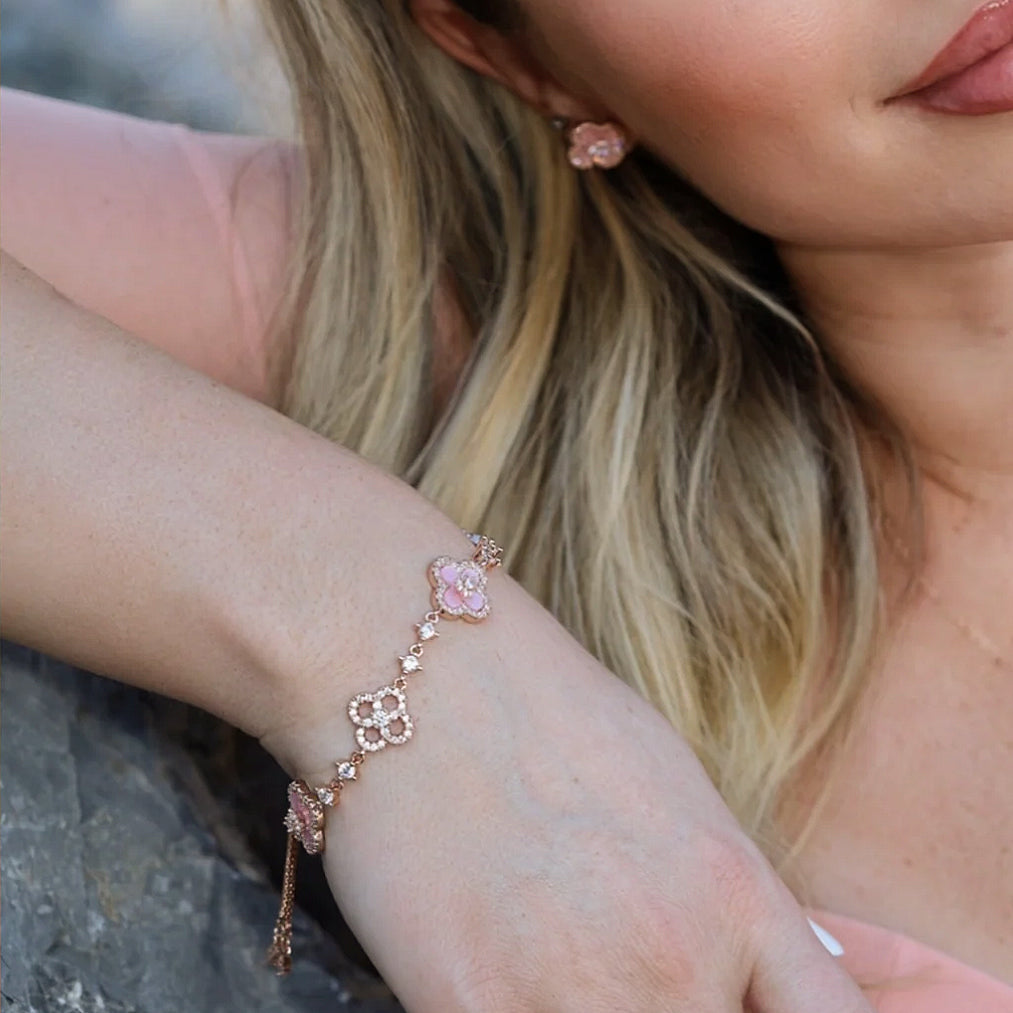 Sakura Cleef Set - Bracelet, Earrings & Necklace – image 2