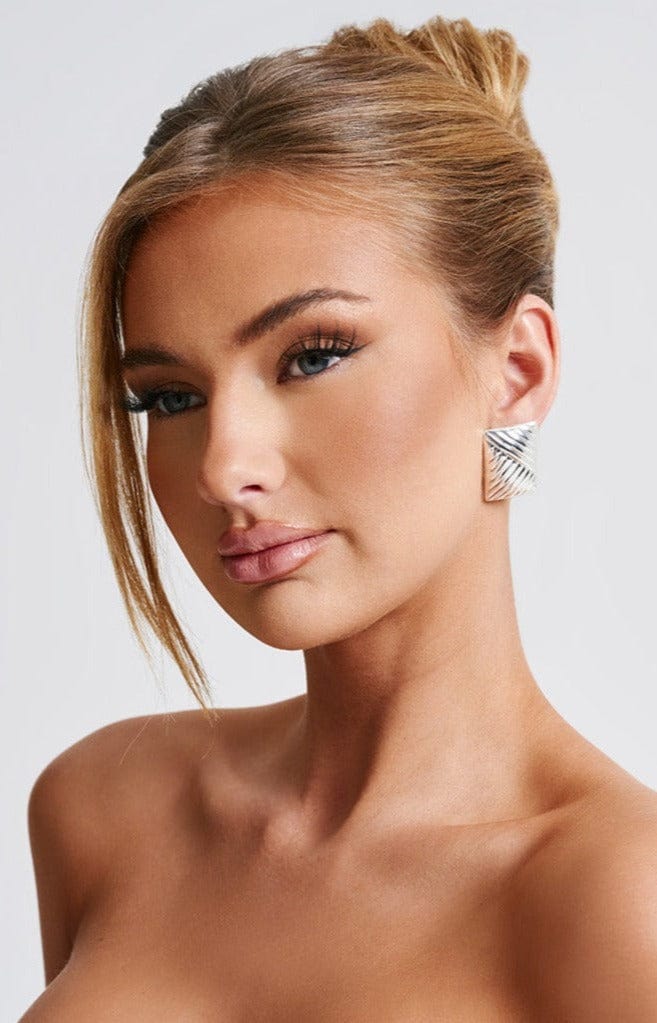 Bronte Earrings – Silver – image 1
