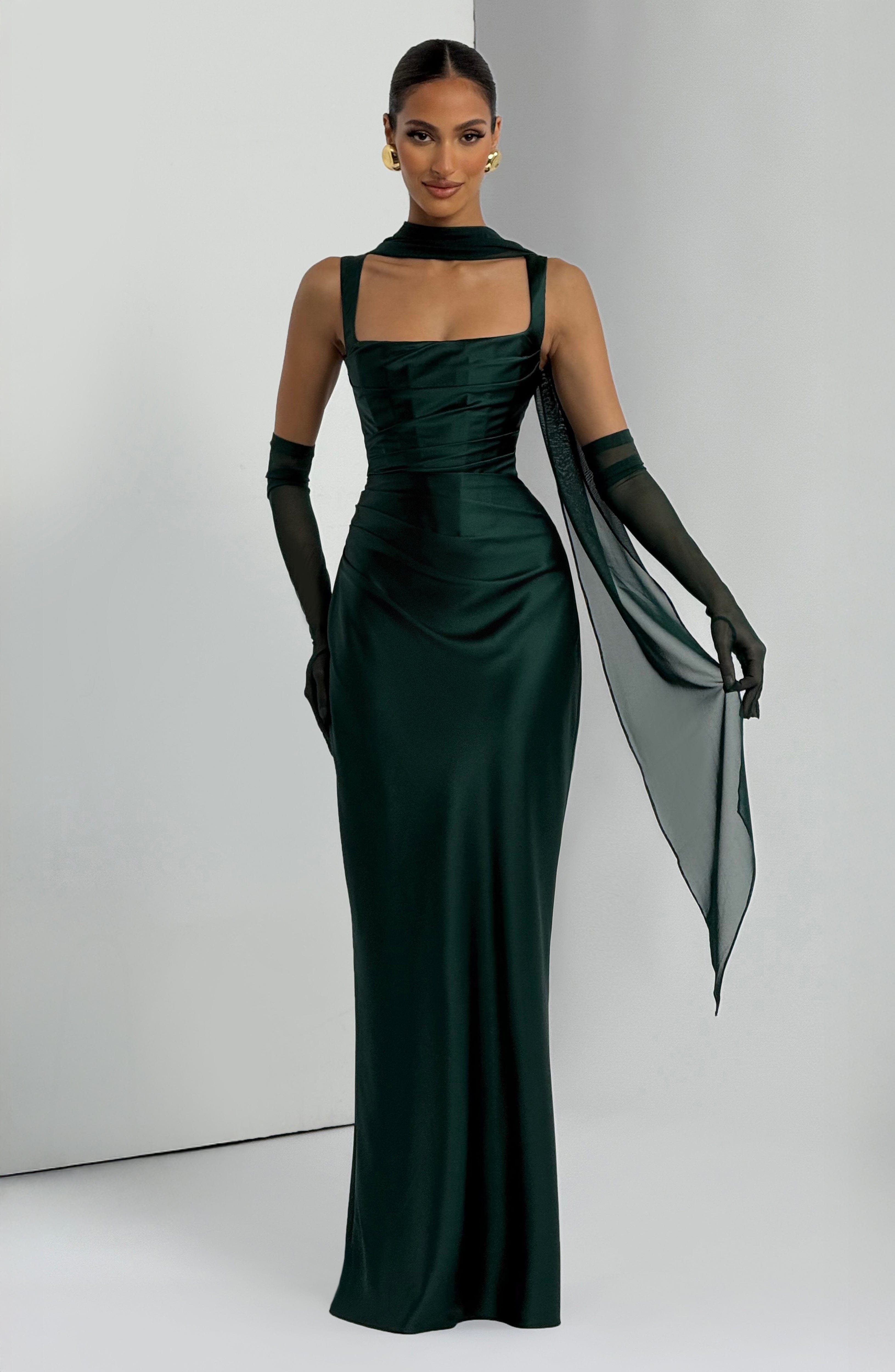 Calanthe Maxi Dress - Emerald – image 2