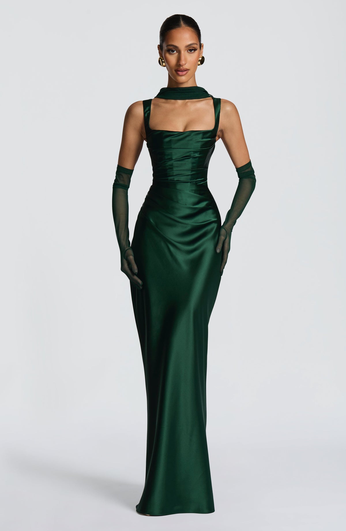 Calanthe Maxi Dress - Emerald – image 10