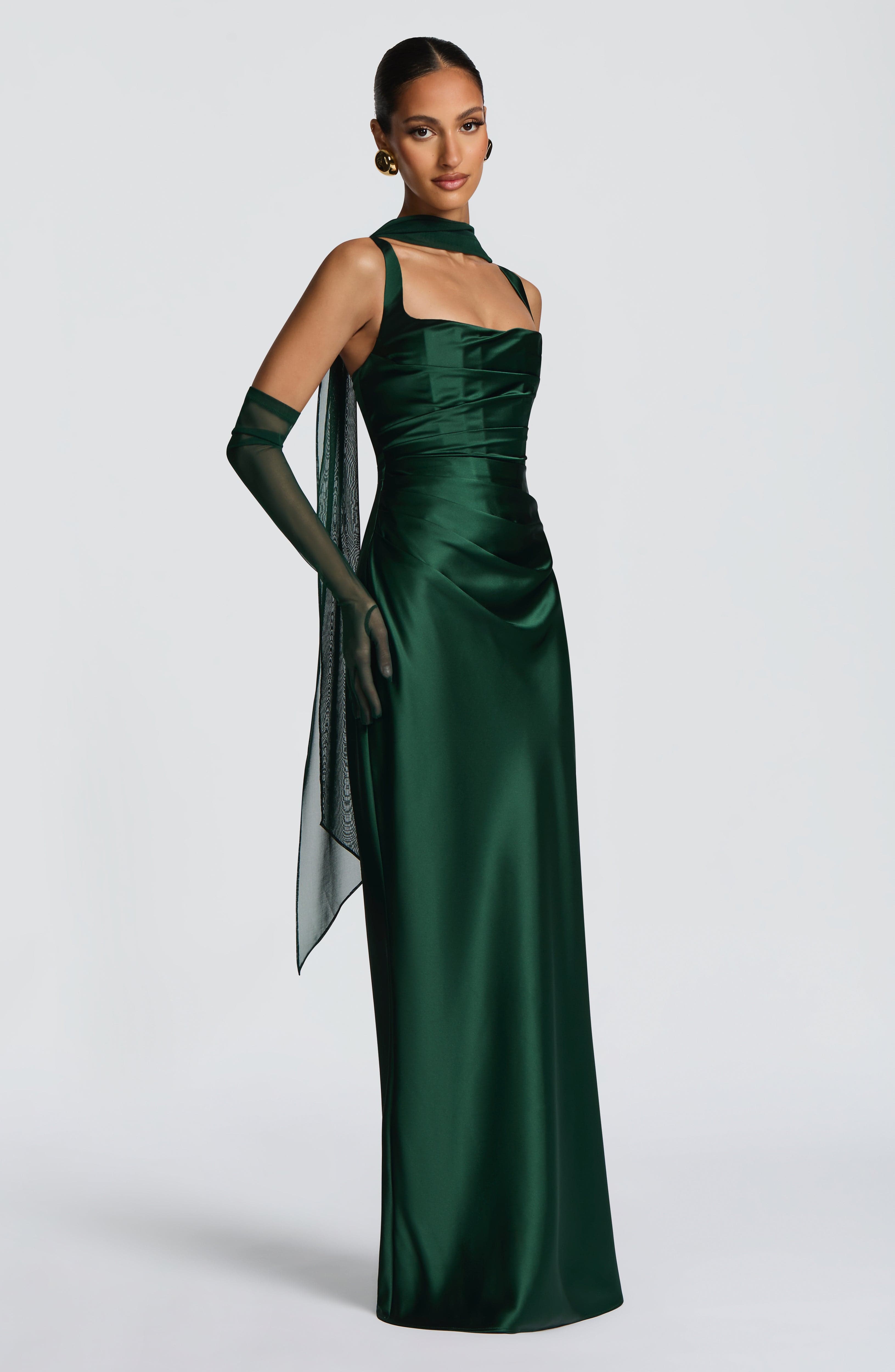 Calanthe Maxi Dress - Emerald – image 13