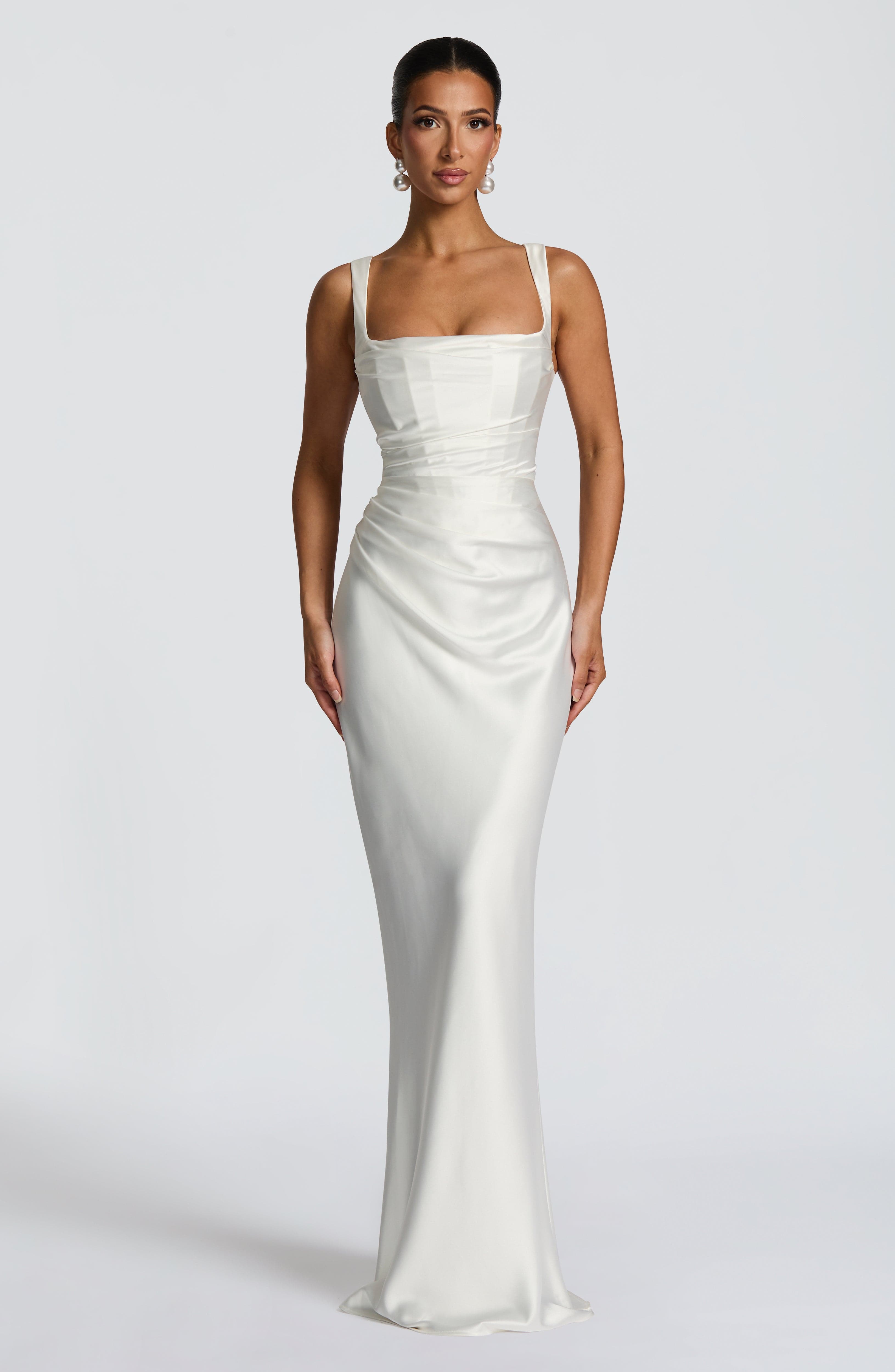Calanthe Maxi Dress - Ivory – image 5