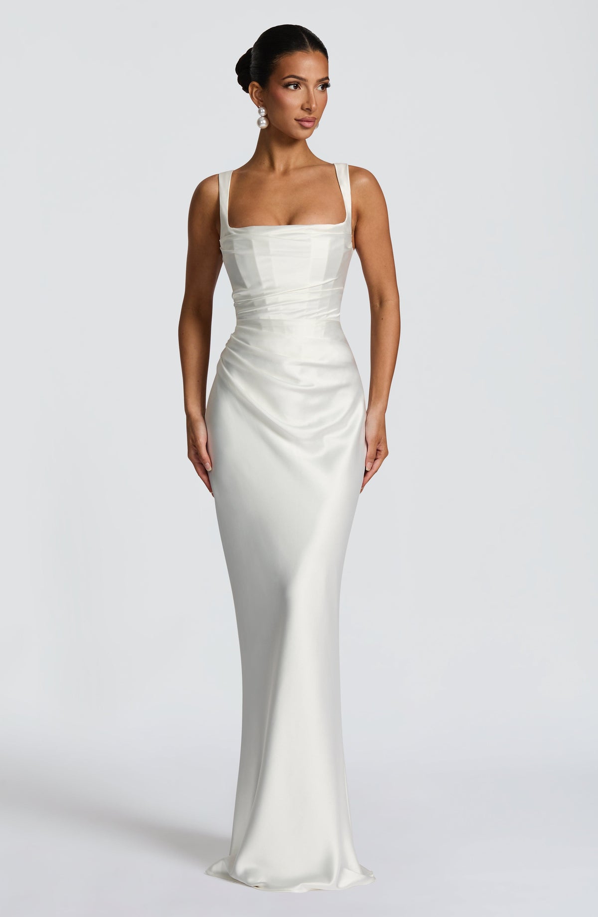 Calanthe Maxi Dress - Ivory – image 1
