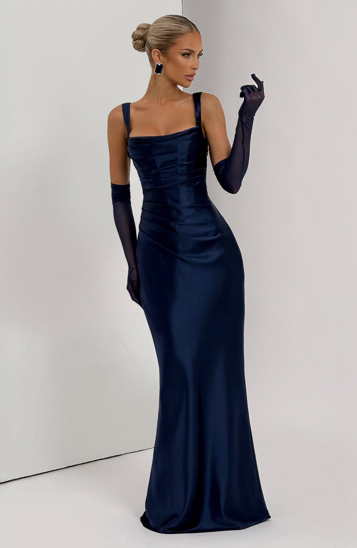 Calanthe Maxi Dress - Navy – image 7
