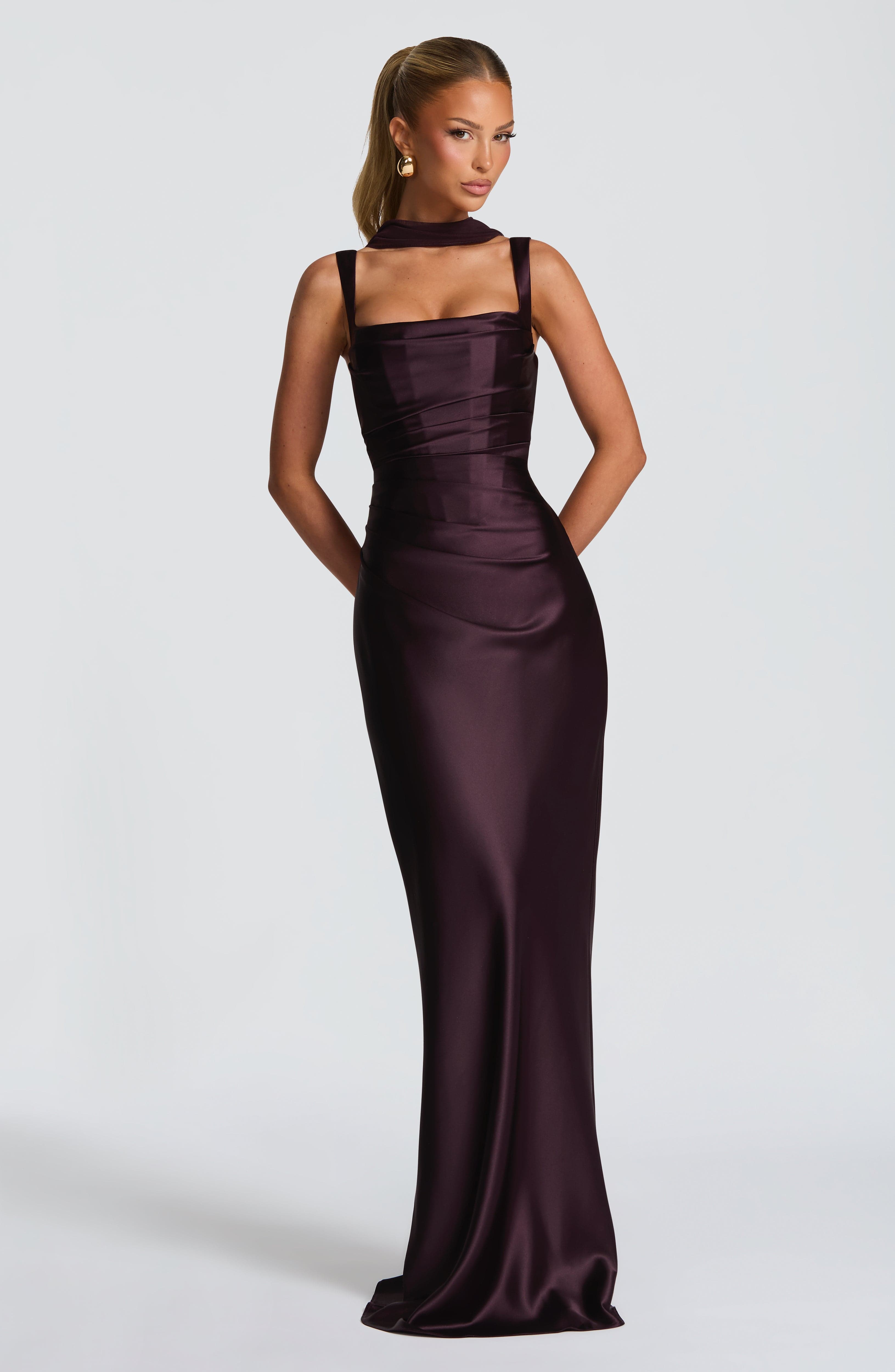 Calanthe Maxi Dress - Plum – image 4
