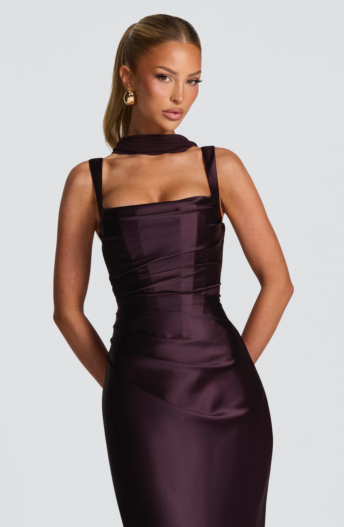Calanthe Maxi Dress - Plum – image 5