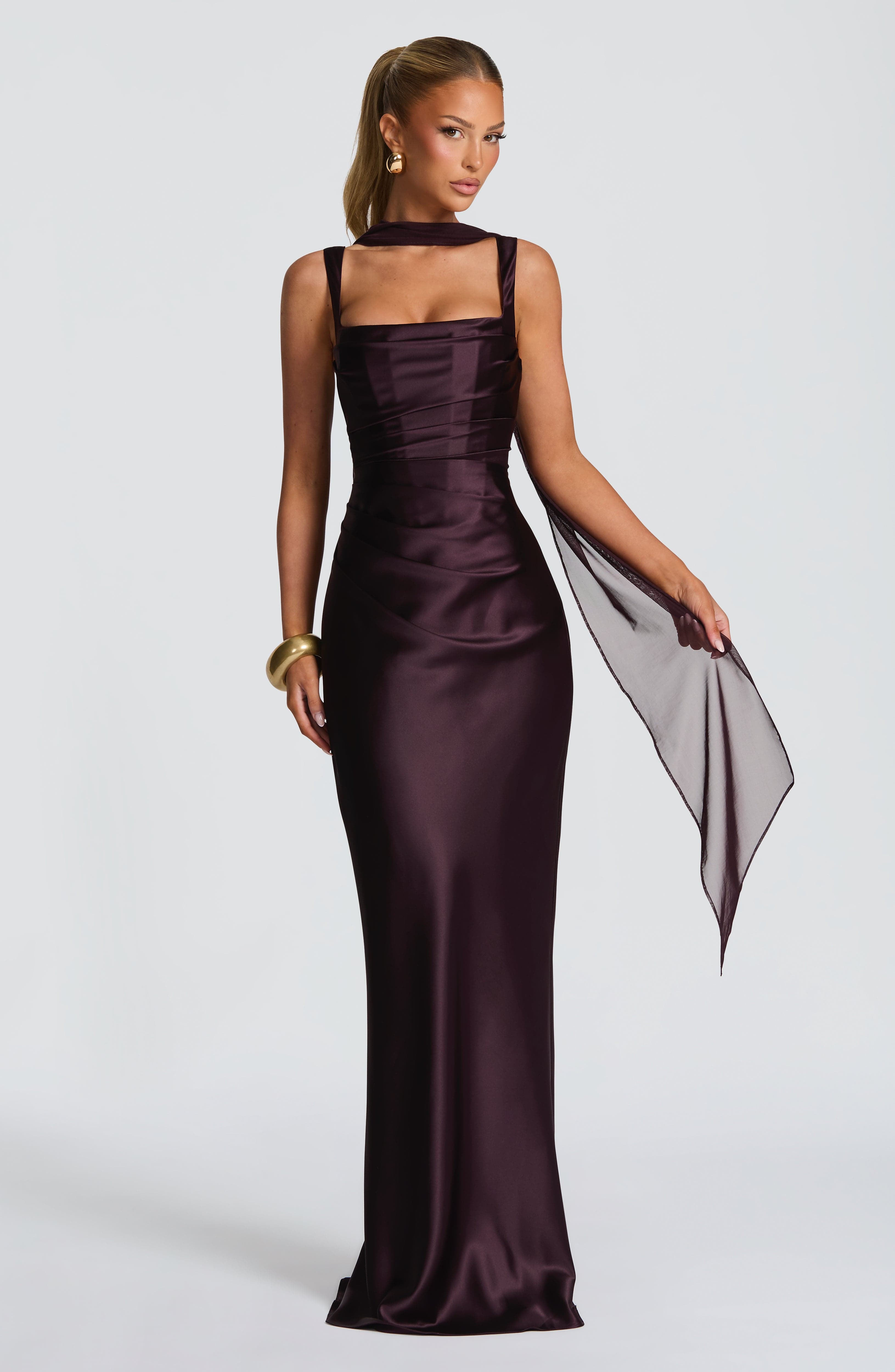 Calanthe Maxi Dress - Plum – image 1
