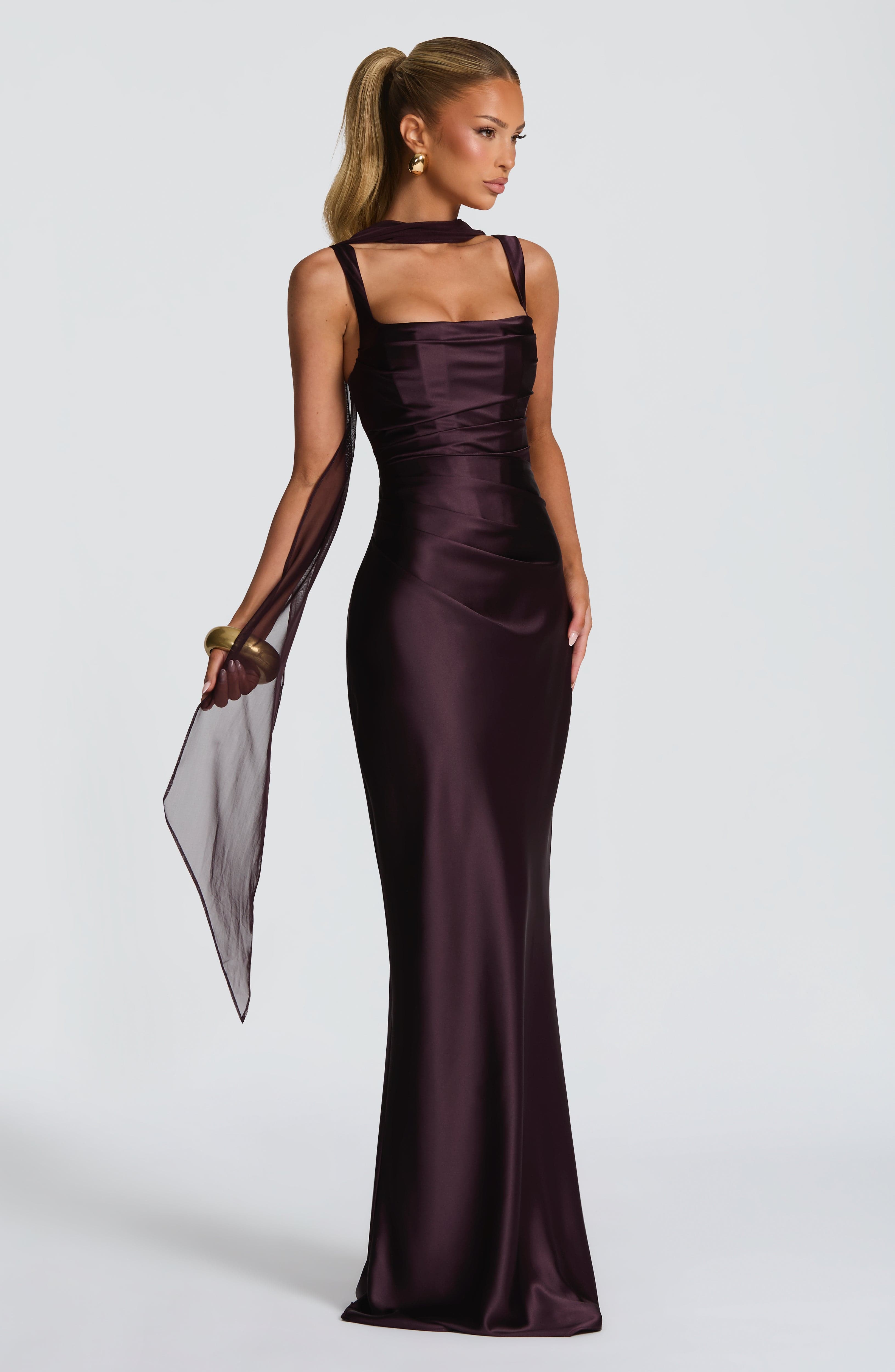 Calanthe Maxi Dress - Plum – image 3