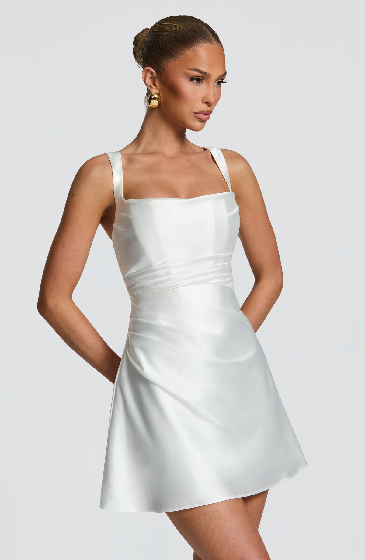 Calanthe Mini Dress - Ivory – image 2