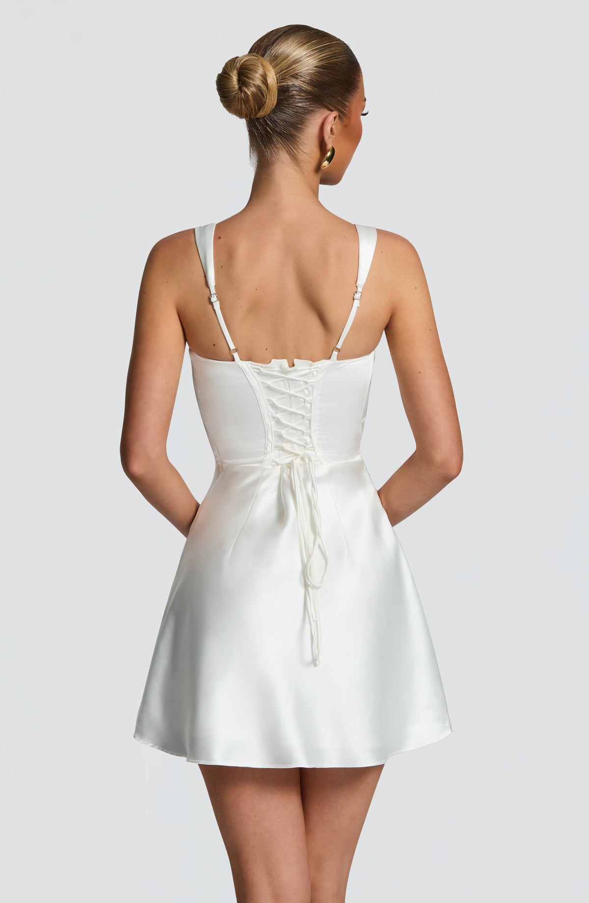 Calanthe Mini Dress - Ivory – image 3