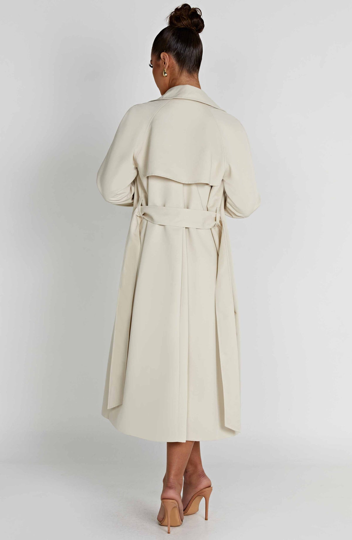 Camila Trench Coat – Sand – image 4
