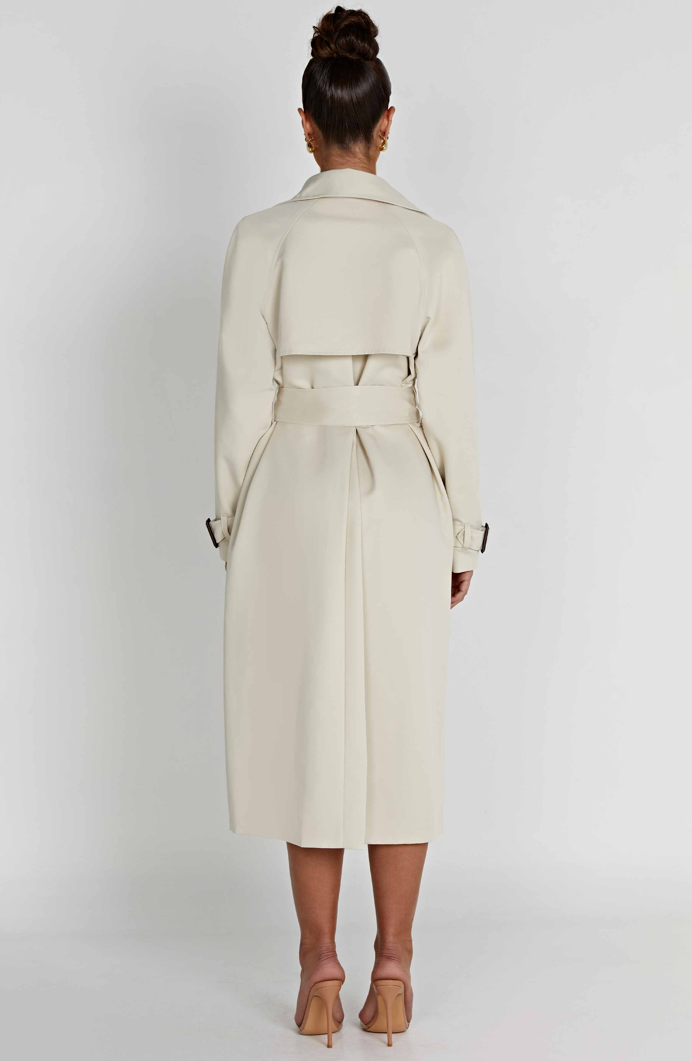 Camila Trench Coat – Sand – image 7