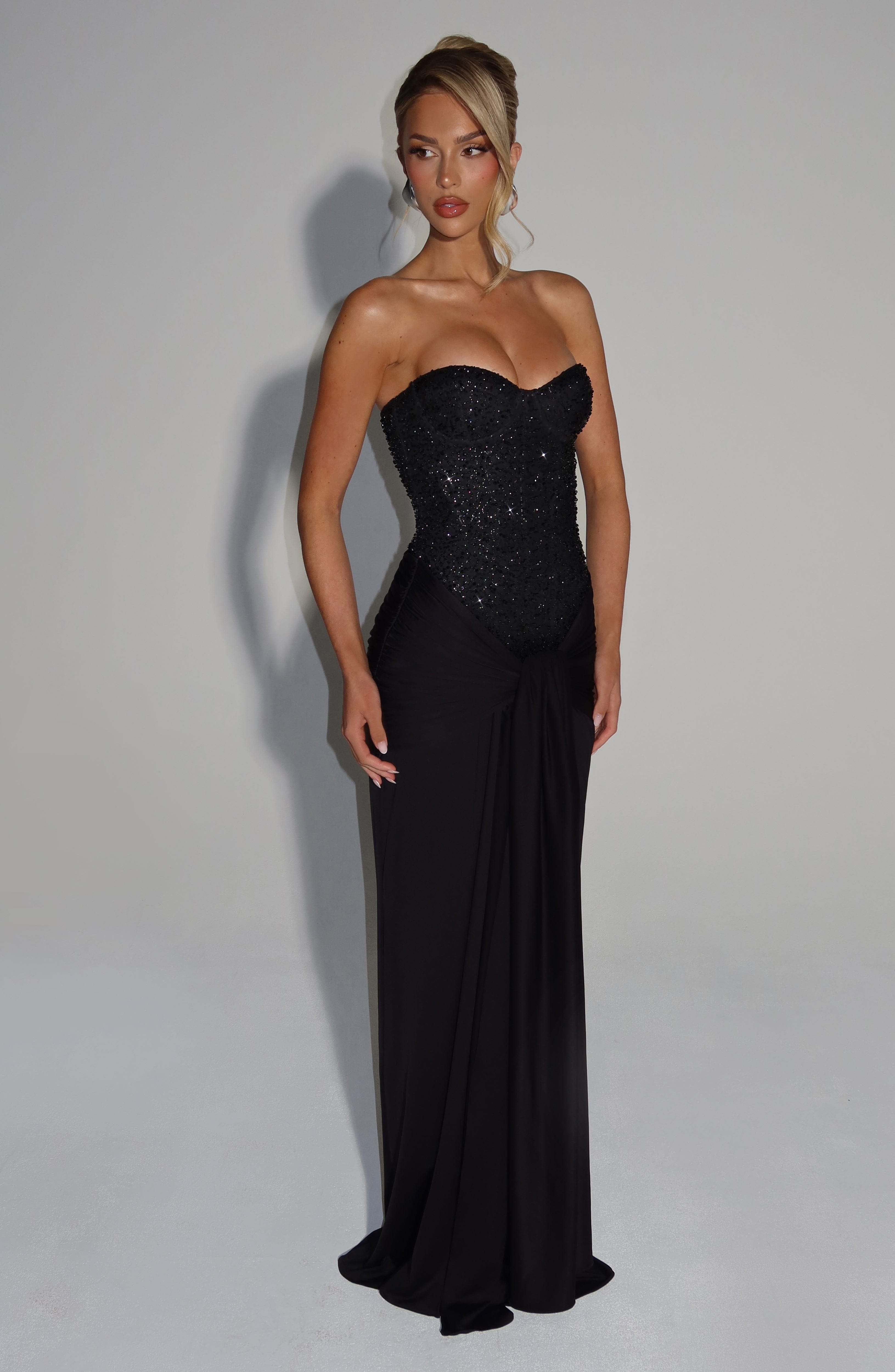 Carina Maxi Dress - Black – image 4