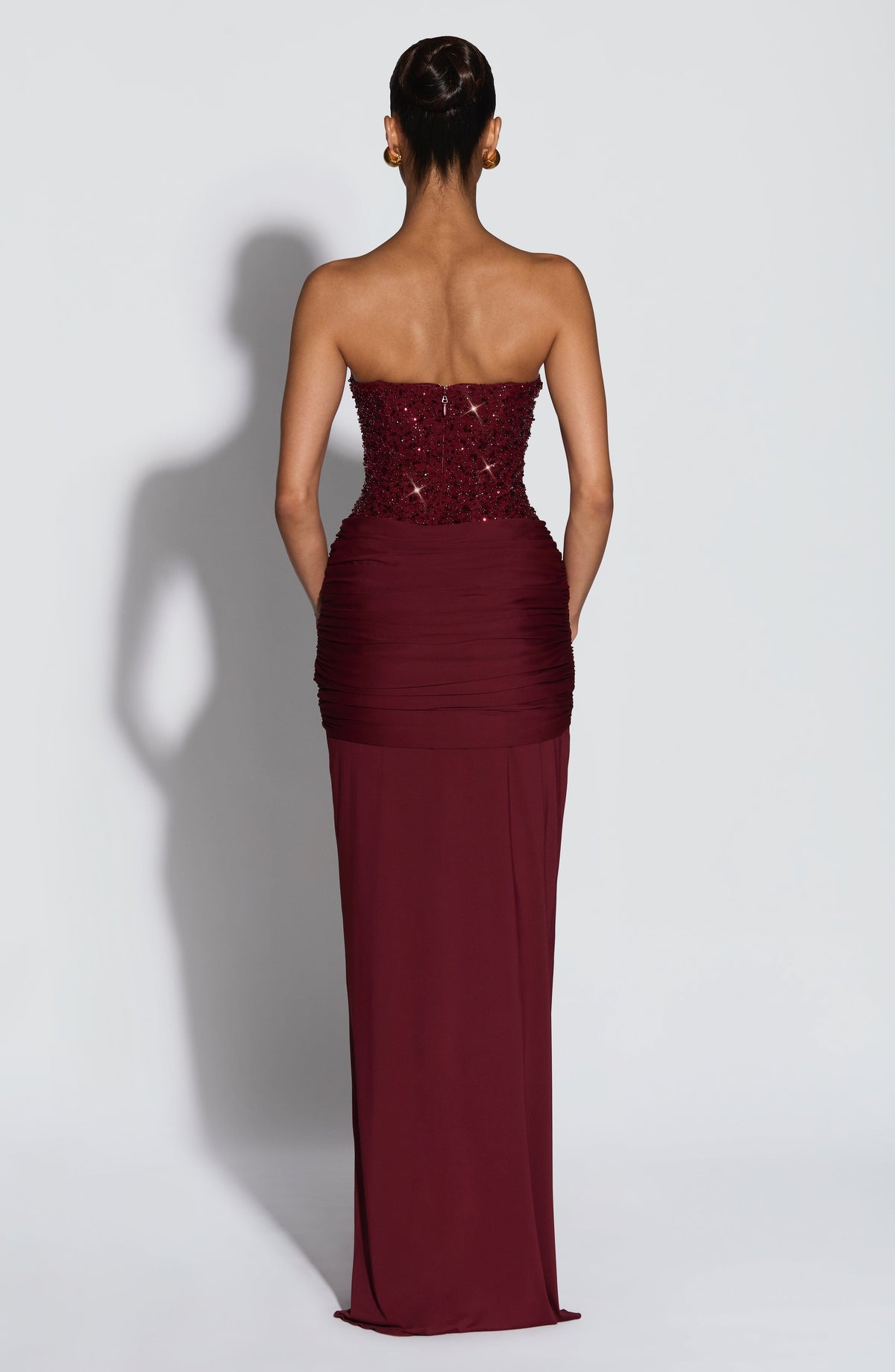 Carina Maxi Dress - Burgundy – image 2