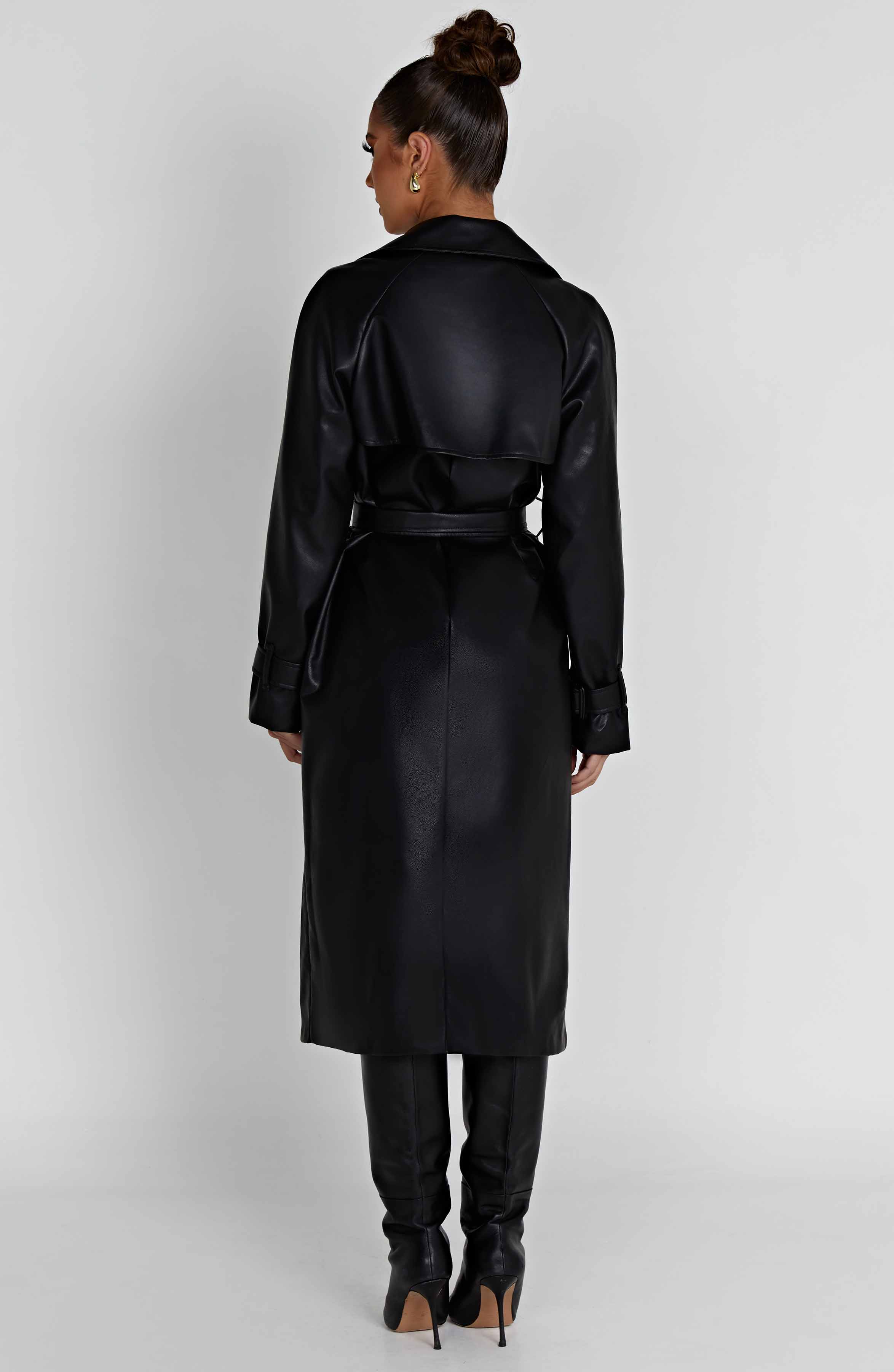 Chi Trench Coat – Black – image 5