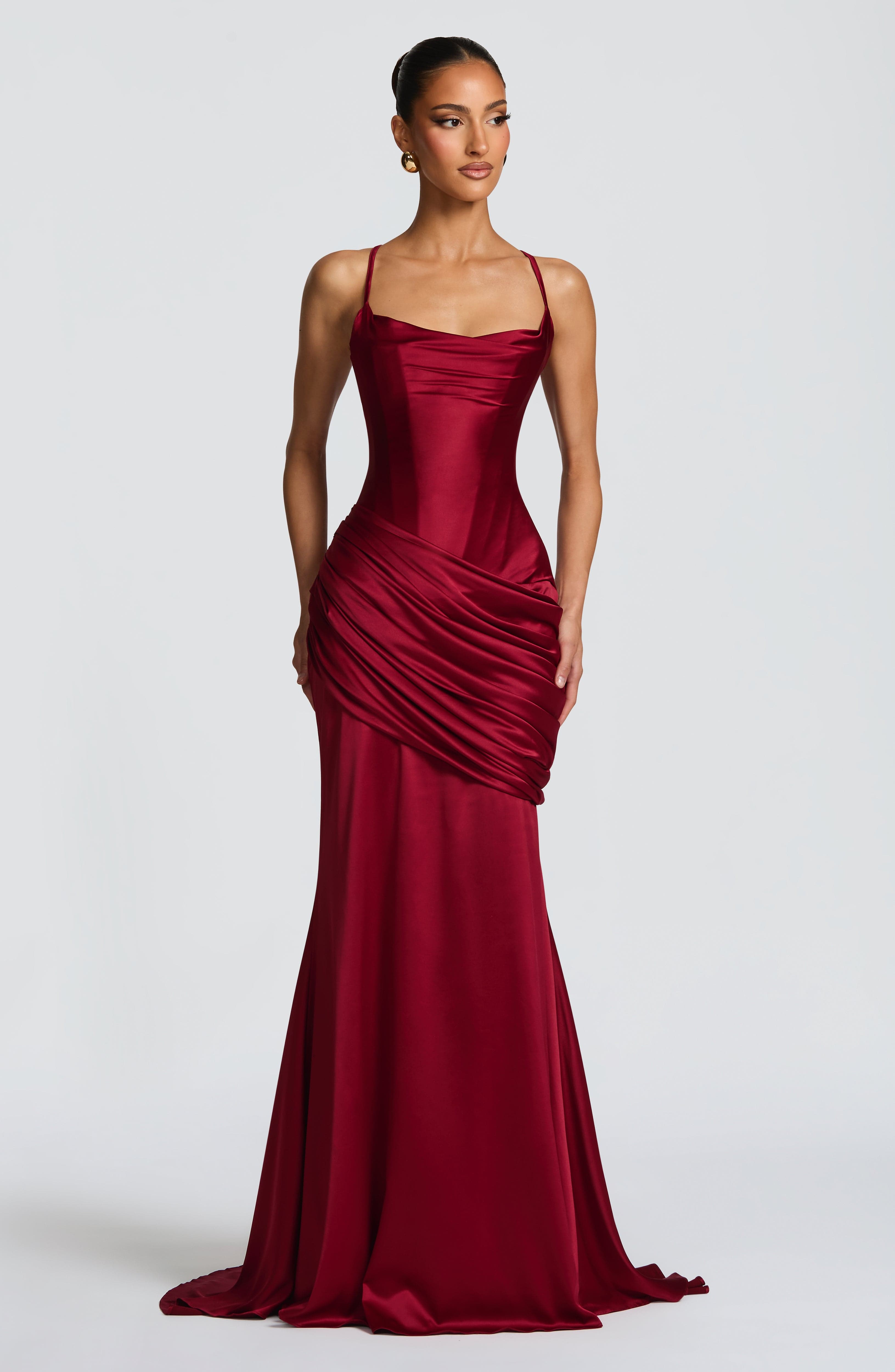 Connie Gown - Burgundy – image 1